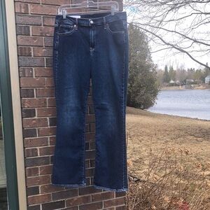 GAP Blue Women's Baby Boot Mid Rise Jeans